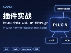 Codex插件实战教学:如何把Skill变成可安装、可分发的Plugin