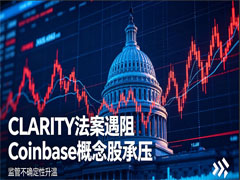 CLARITY法案遇阻，Coinbase概念股承压，Circle和Strategy全面回档