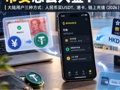 大陆用户币安入金指南：人民币买USDT、港卡、链上充值(2026)