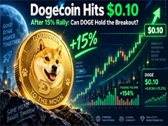 狗狗币价格预测：涨15%破0.10美元后，DOGE能否守住突破位