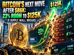 比特币卡在86K之后下一步怎么走?站稳87,400美元后,125K不是梦