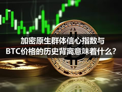 加密原生群体信心指数与BTC价格的历史背离意味着什么?