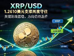 XRP两次守住1.2610美元关键支撑底线，多空进入博弈节点，深