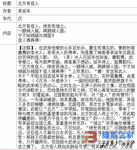 诗词大全asp查询 v1.0 