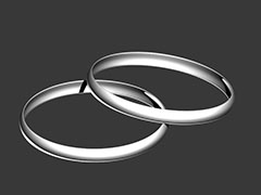 3Dmax怎么创建情侣款白金戒指? 3Dmax白金对戒的做法
