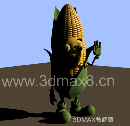 3DMAX-AO贴图模拟全局光”