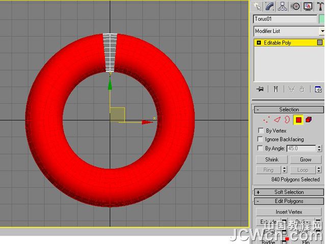 3ds MAX建模实例教程:制作汽车轮胎_jb51.com