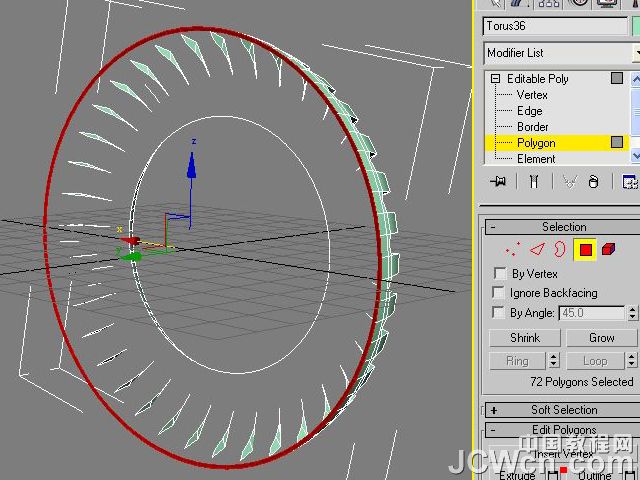 3ds MAX建模实例教程:制作汽车轮胎_jb51.com