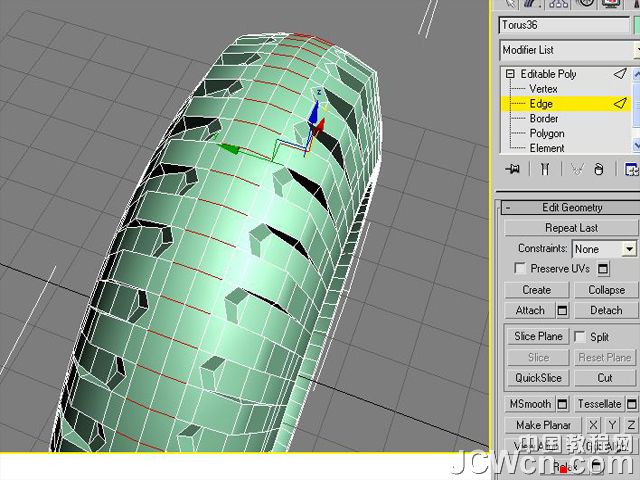 3ds MAX建模实例教程:制作汽车轮胎_jb51.com