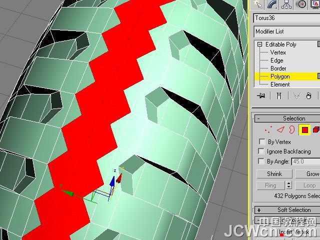 3ds MAX建模实例教程:制作汽车轮胎_jb51.com