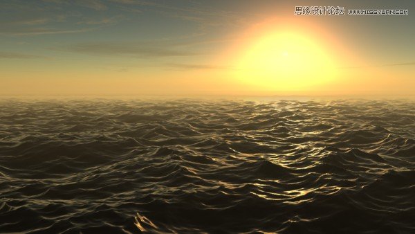 3dmax使用梦景创建一个美丽的日落场景教程”