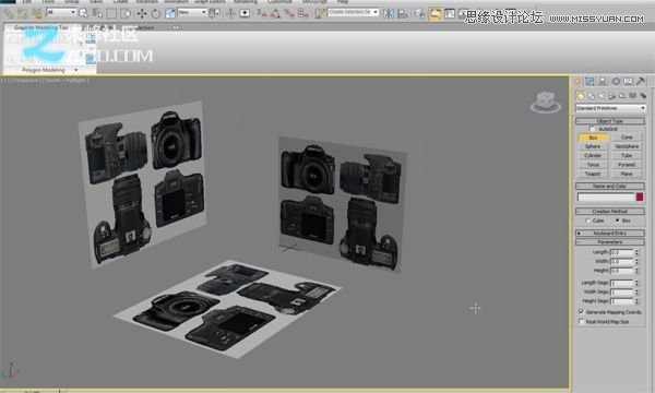3dsmax制作数码单反照相机建模教程,
