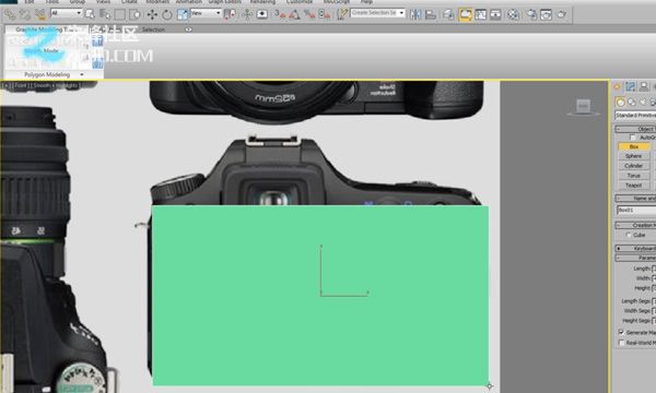 3dsmax制作数码单反照相机建模教程,