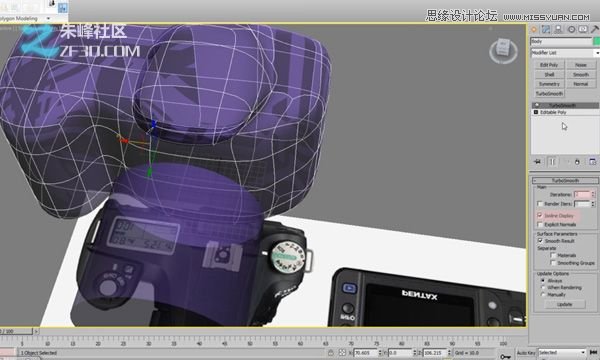 3dsmax制作数码单反照相机建模教程,