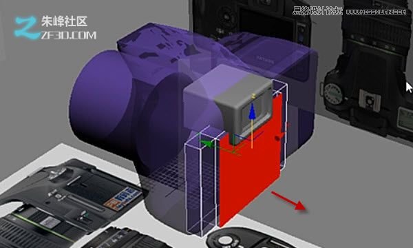 3dsmax制作数码单反照相机建模教程,