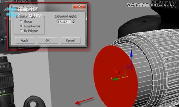 3dsmax制作数码单反照相机建模教程,