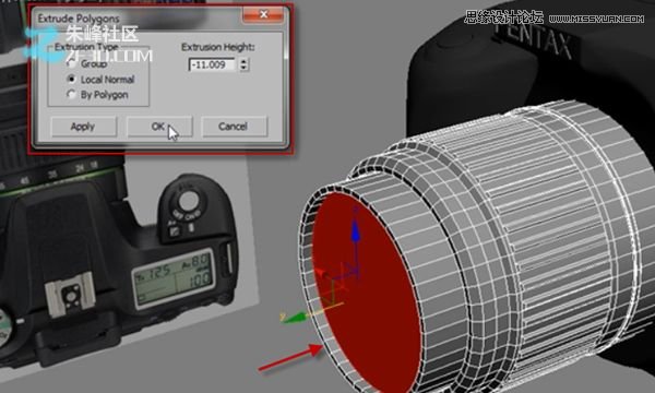 3dsmax制作数码单反照相机建模教程,