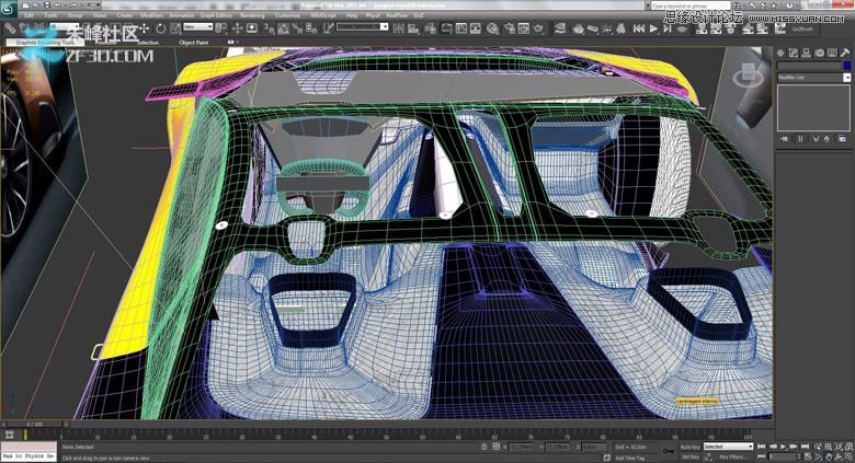 3dmax集合Vray制作标致时尚的汽车模型,