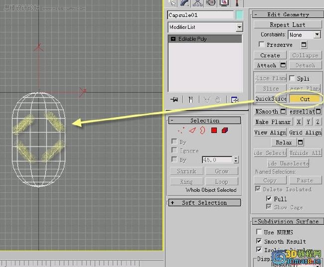 3D MAX建模教程：制作水笼头建模教程,PS教程,思缘教程网