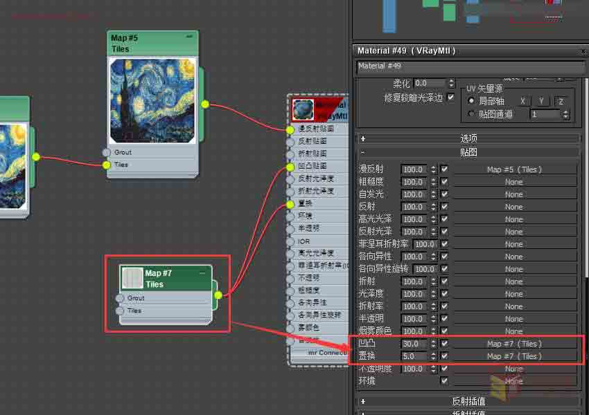 3DMAX使用平铺贴图制作马赛克拼花效果,PS教程,思缘教程网