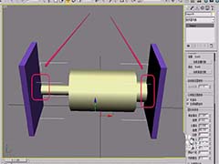 3dsmax阻尼器怎么绑定对象?