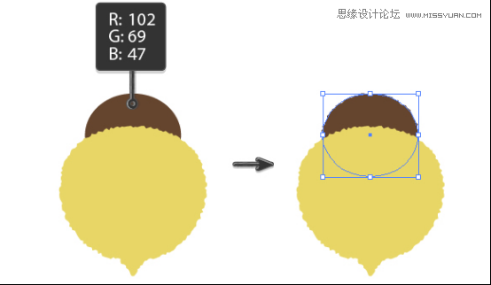 Illustrator绘制抽象风格的小蜜蜂效果,PS教程,思缘教程网