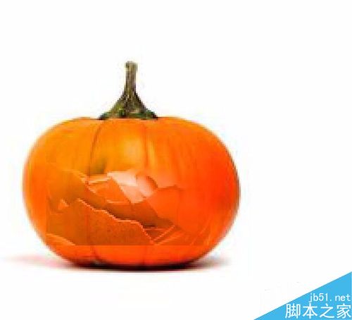 photoshop制作南瓜的裂痕