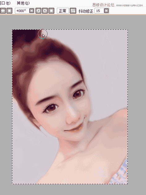 Photoshop结合SAI给美女照片转唯美的手绘效果