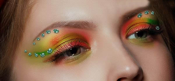 Photoshop给模特人像添加唯美彩妆效果