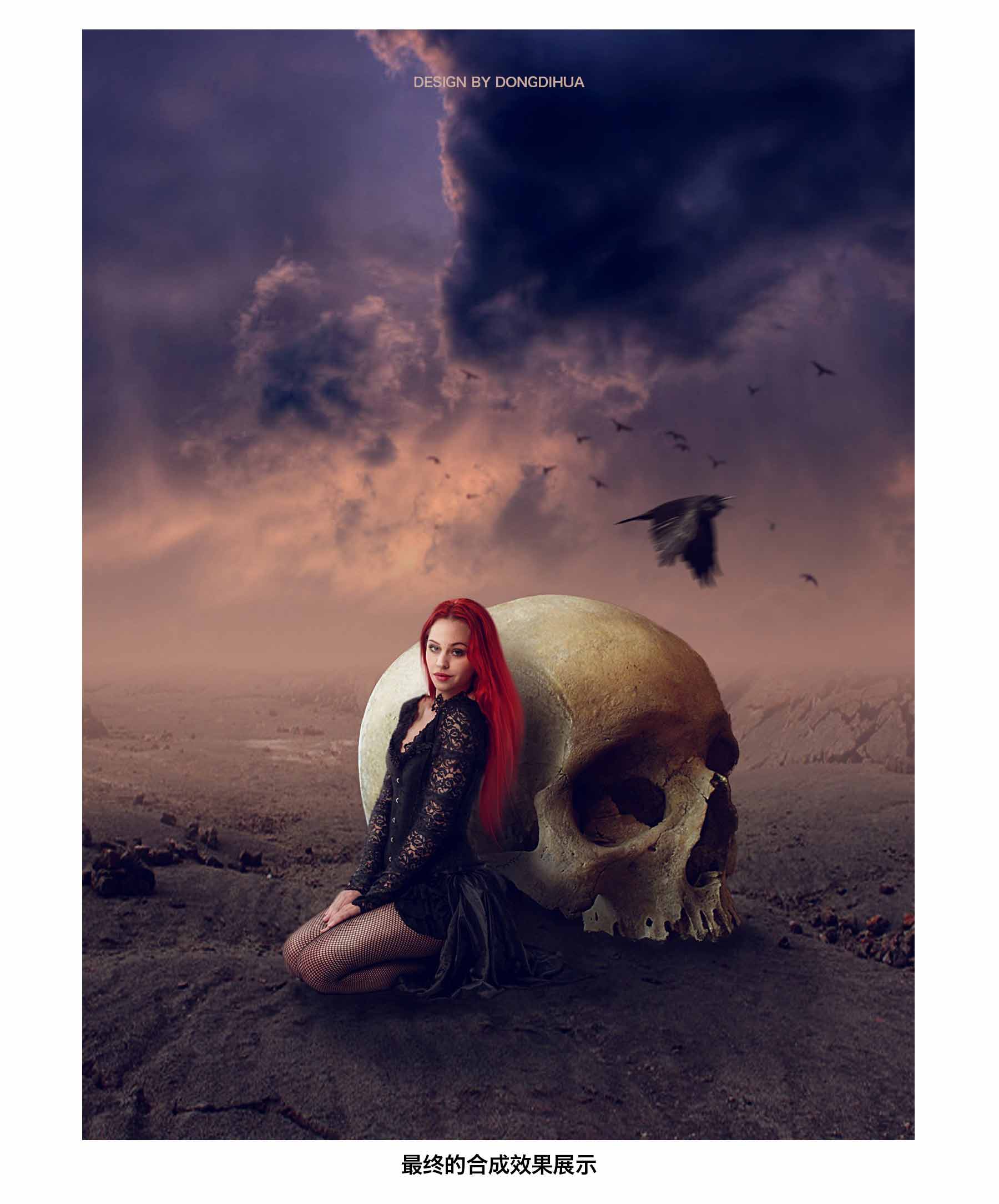 Photoshop�ϳɴ���İ��ڷ������ͷŮ���ĳ���ͼ