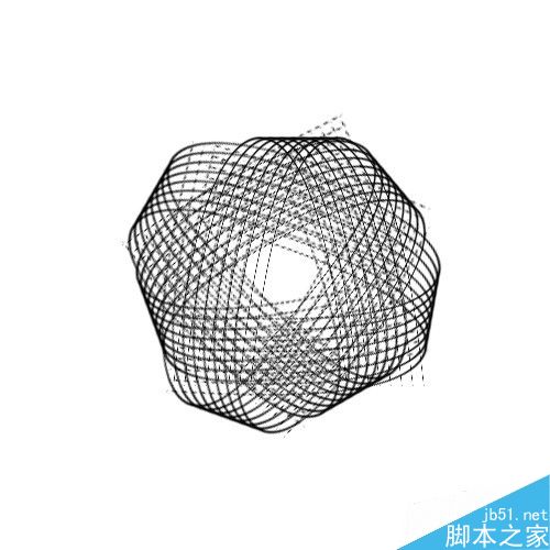 ps简单制作变化的几何图形