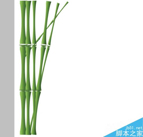 ps制作翠绿的竹子效果图