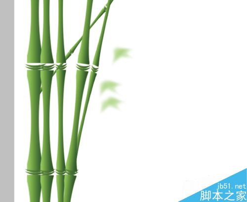 ps制作翠绿的竹子效果图