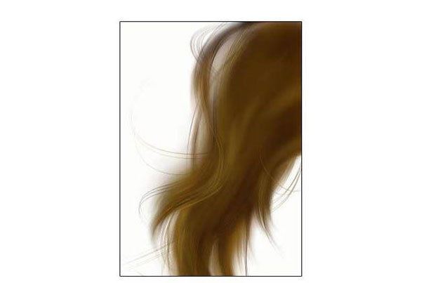 ps怎么画真人头发? Photoshop手绘逼真头发的教程