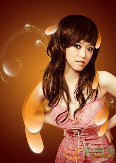 Photoshop将为海报人物添加流行装饰元素