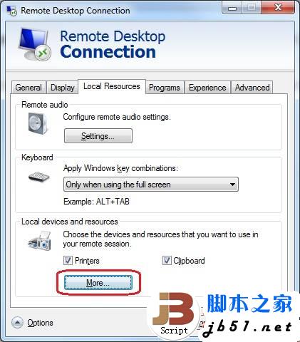 Windows远程登录时共享本地硬盘的方法介绍