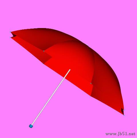 AutoCAD 建模实例之绘制雨伞教程