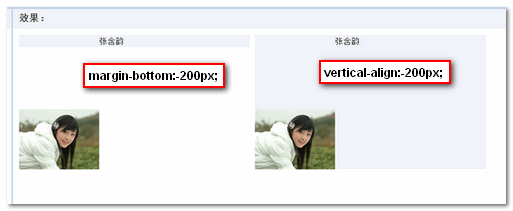 vertical-align负值与margin-bottom负值的差异demo截图 张鑫旭-鑫空间-鑫生活