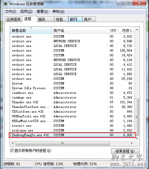 zhudongfangyu.exe是什么进程，可以删除吗”