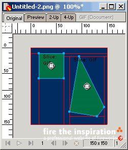 fireworks 使用热区和切割教程