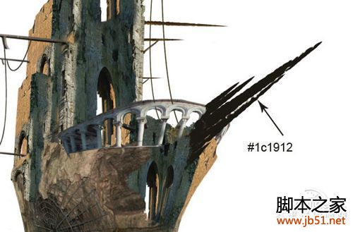 Photoshop合成死海幽灵鬼船