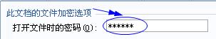 怎样给Word2003文档设置密码？