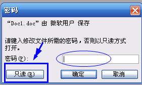 怎样给Word2003文档设置密码？