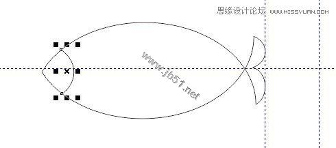 CorelDRAW(CDR)使用圆形工具简单绘制小鱼图文教程