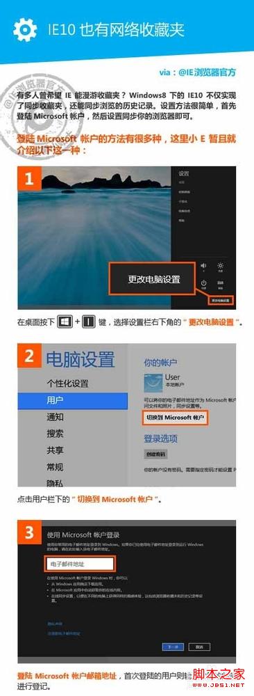 windows8下IE浏览器实现漫游收藏夹(避免来回导入导出网址和历史记录)