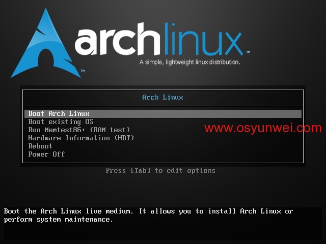 Archlinux 安装教程图文详解