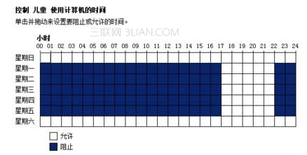 win7设置控制孩子用电脑的时间