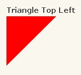 Triangle Top Left
