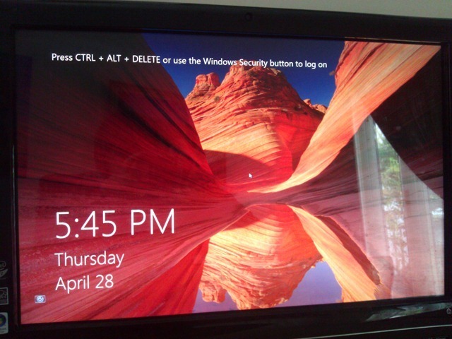 Windows8锁定屏幕背景自定义为当前的桌面壁纸”