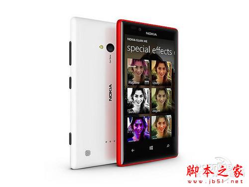 诺基亚Lumia 720外观